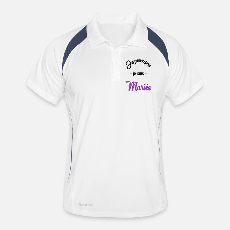 EVJF. MARIEE. TEAM. TEAM MARIEE. FUTURE MARIEE Polo respirant Homme