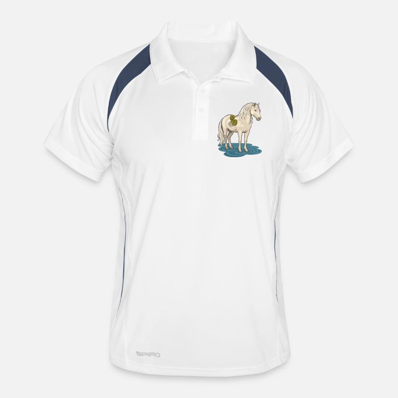 The Brook Horse Men's Polo breathable