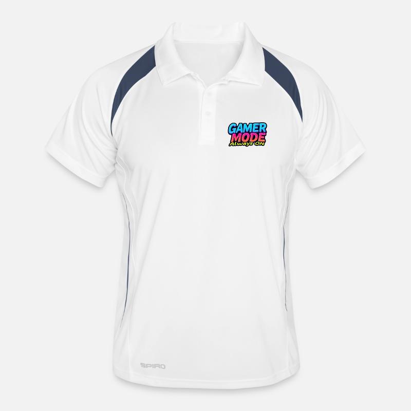 Mode Gamer Toujours Activé Polo respirant Homme