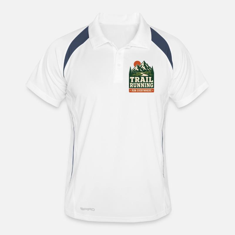 Trail Running - Run Everywhere Men's Polo breathable