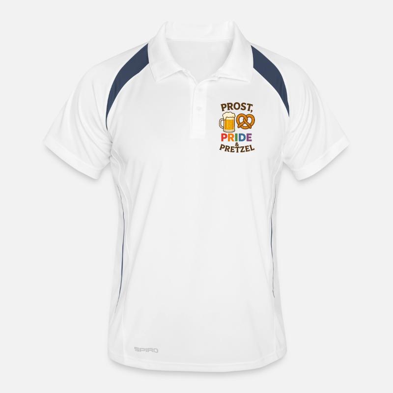 Prost, Pride et Bretzel Polo respirant Homme