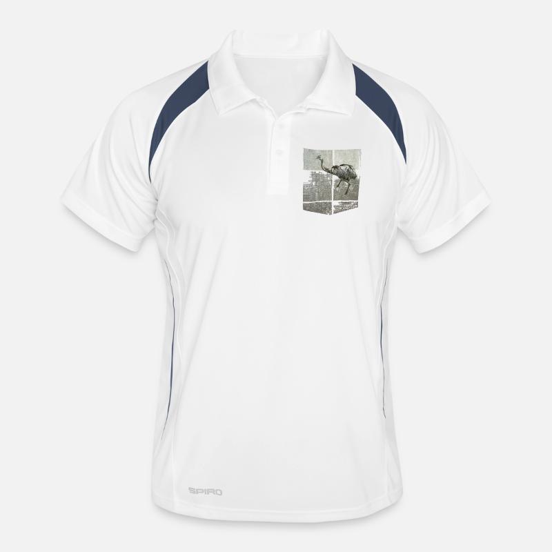 Conception de poches poitrine avec Nandu Polo respirant Homme