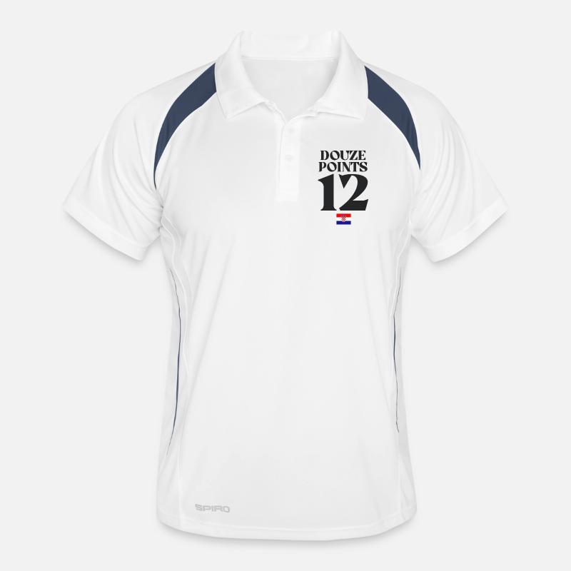 Douze Points 12 Eurovision Croatia Men's Polo breathable