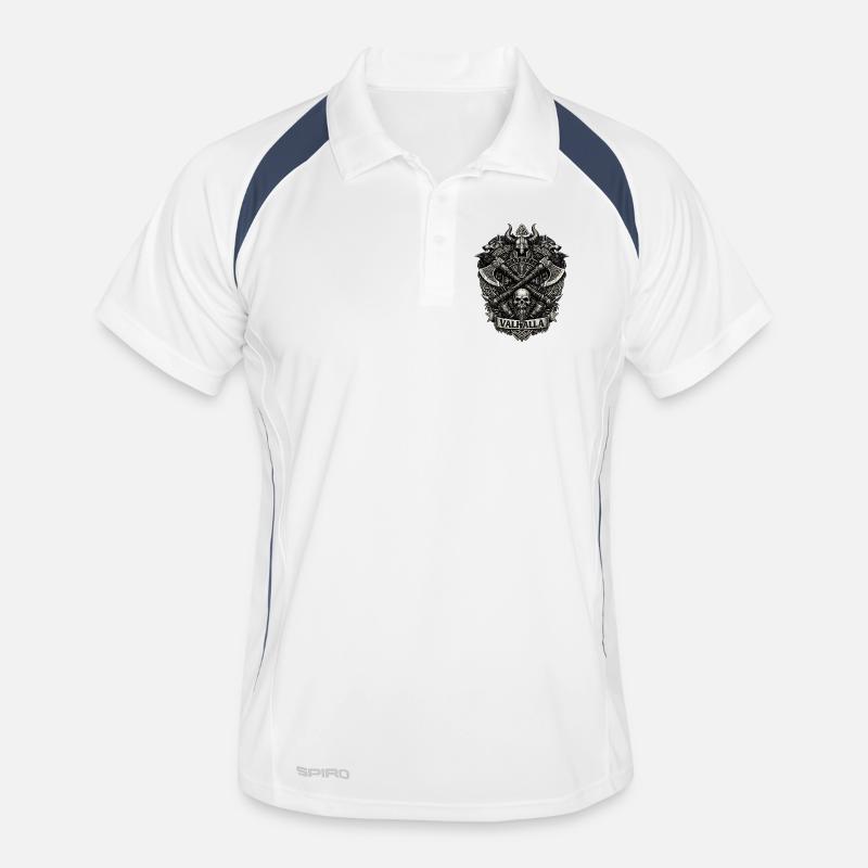 Crâne de Valhalla Viking Crest Polo respirant Homme
