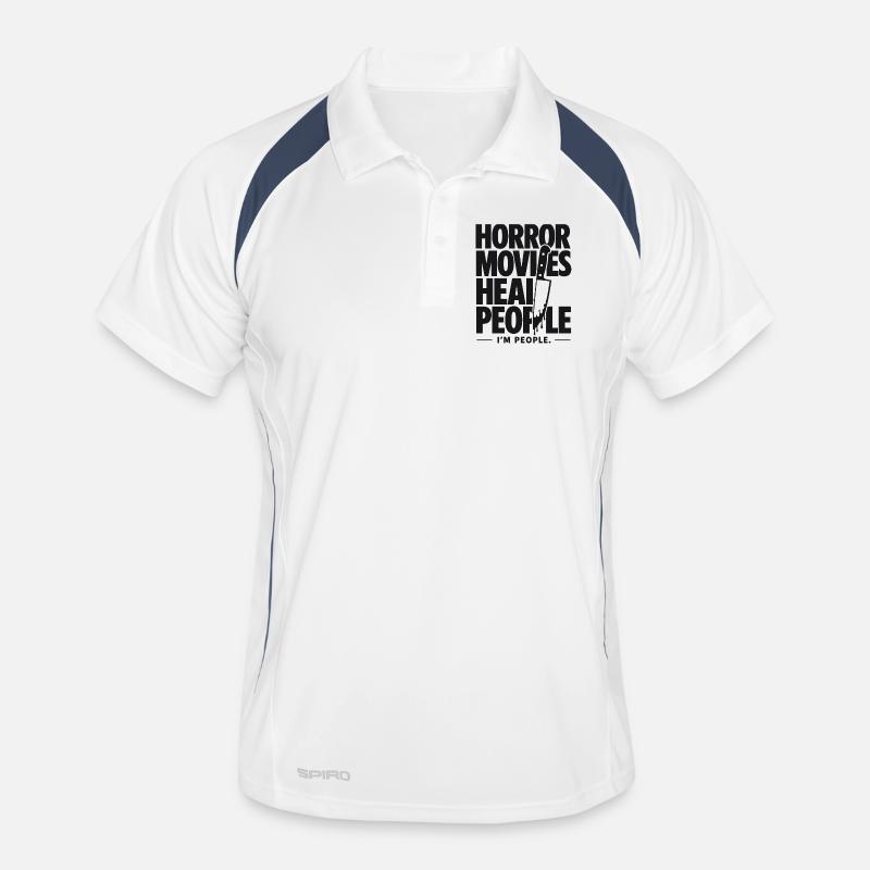 Sleep Is Weak Horror Is Life Men's Polo breathable
