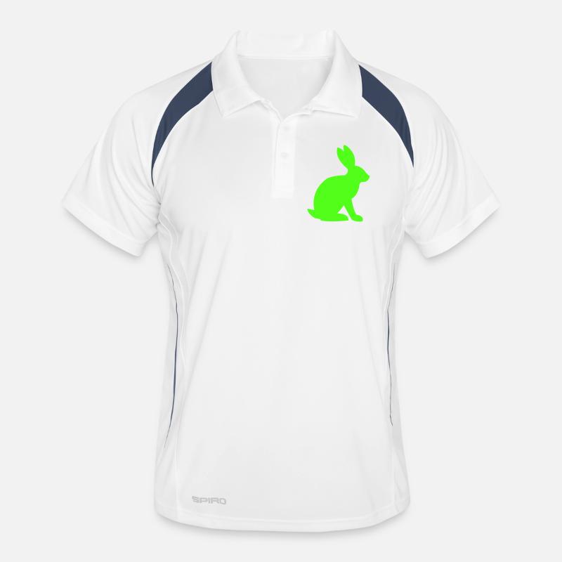 Lapin Silhouette Lapin Polo respirant Homme