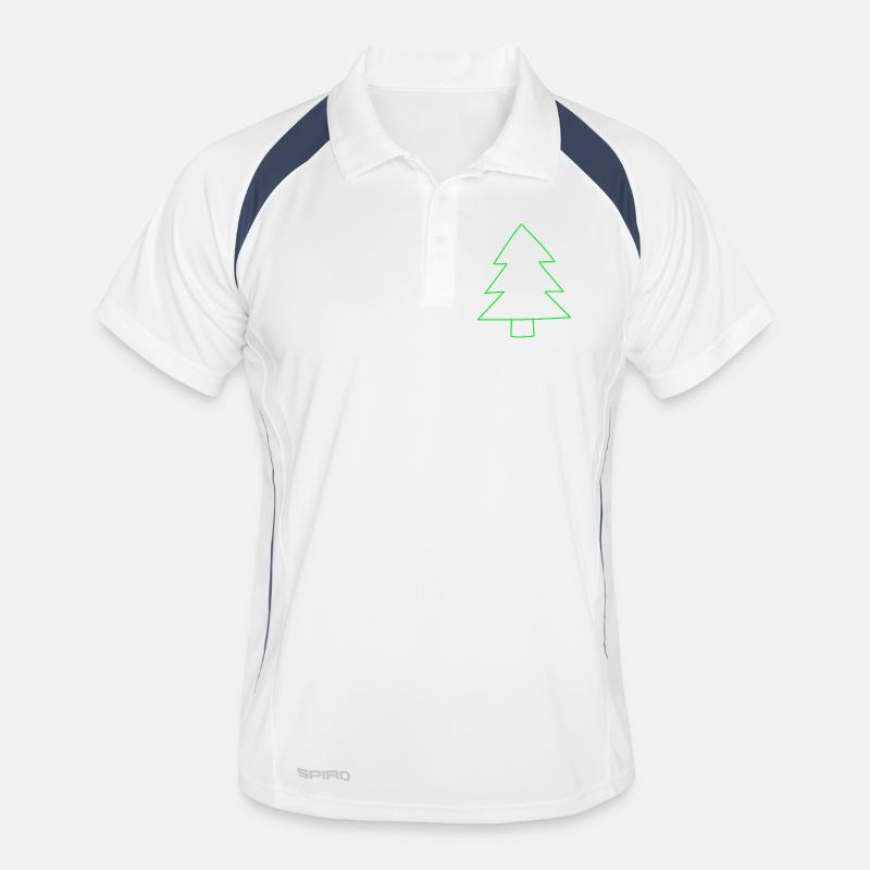 Christmas tree Men's Polo breathable