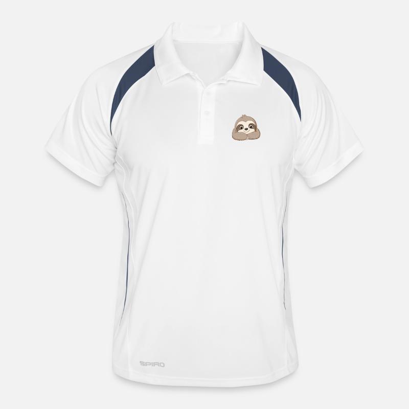 Relaxed sloth Men's Polo breathable