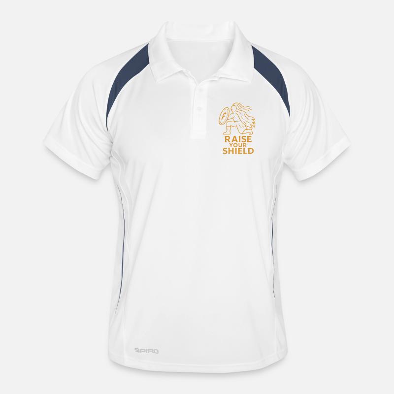 Illustration de bouclier renforcé Polo respirant Homme