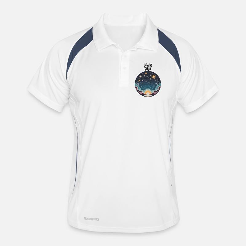 Ciel nocturne Polo respirant Homme