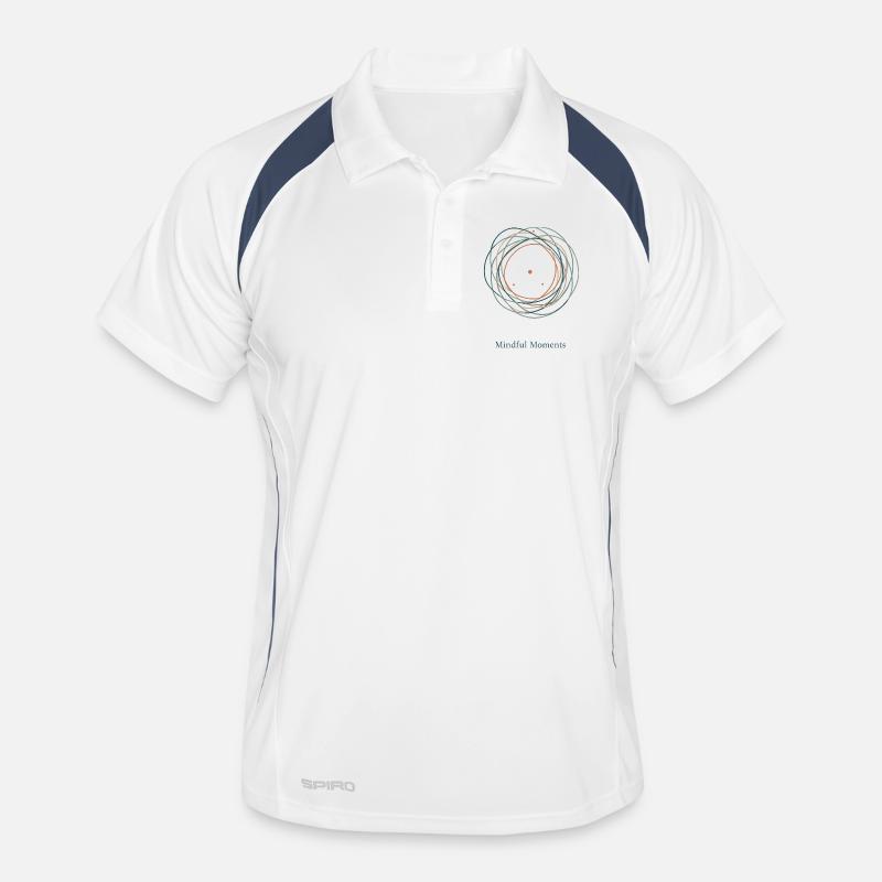 Mindful Moments | Flow & Calm Design Men's Polo breathable
