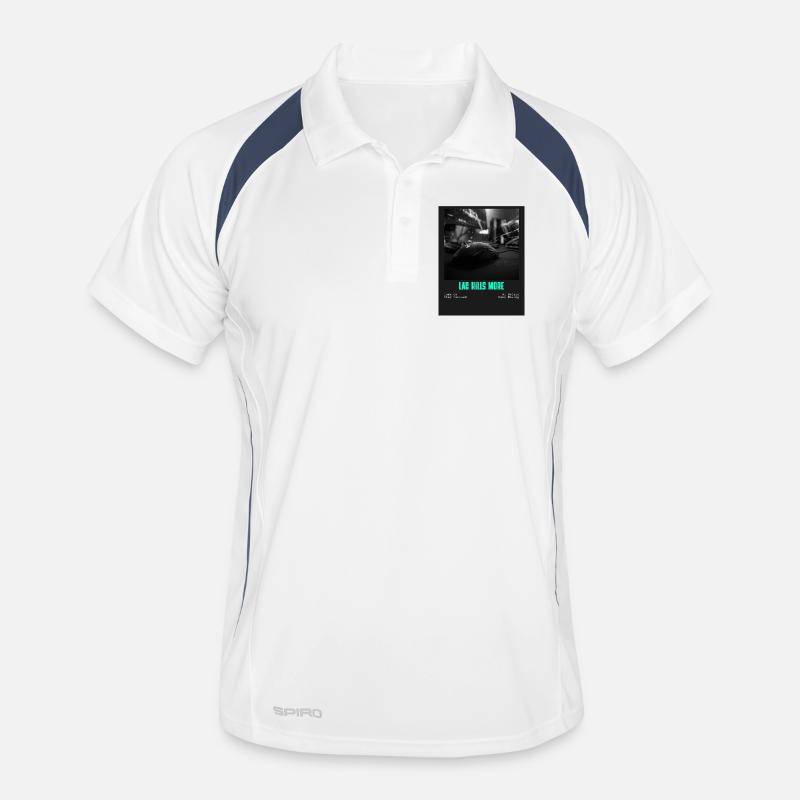 Lag Kill More Neon Gaming Sprüche  Männer Polo atmungsaktiv