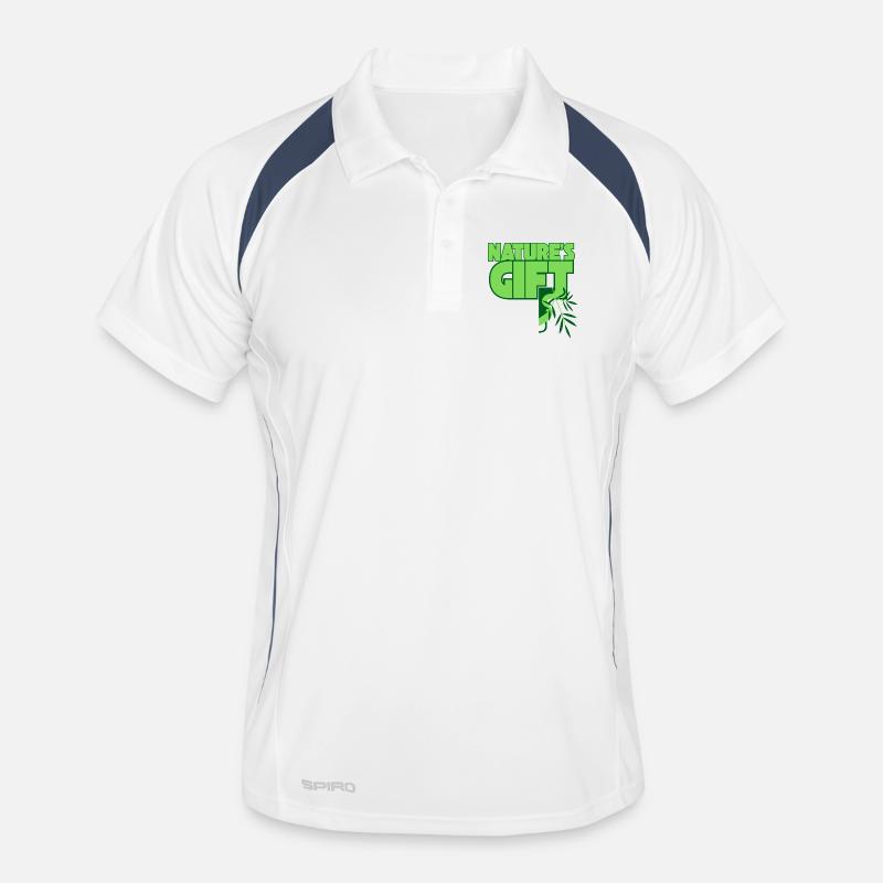 Le cadeau de la nature Vert Bambou Polo respirant Homme