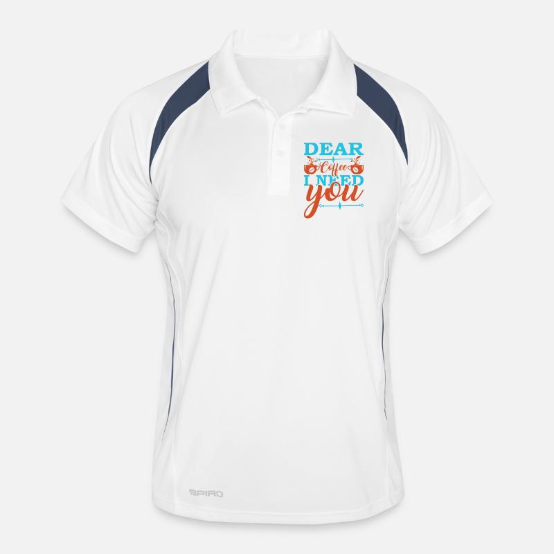 Coffee I need you now Men's Polo breathable