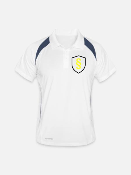 Paragraph Shield Law - Men's Polo breathable - white/navy