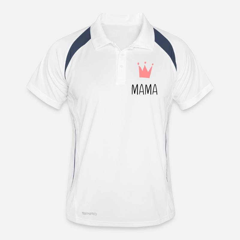 Mama Krone - Meilleure Maman Polo respirant Homme