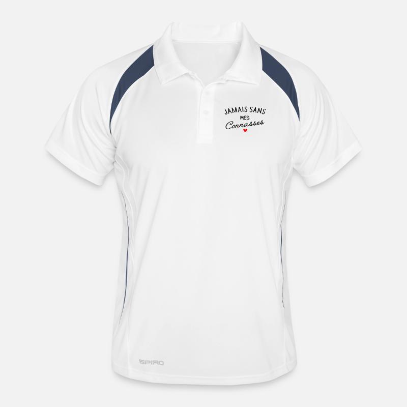 Never without my friends Men's Polo breathable