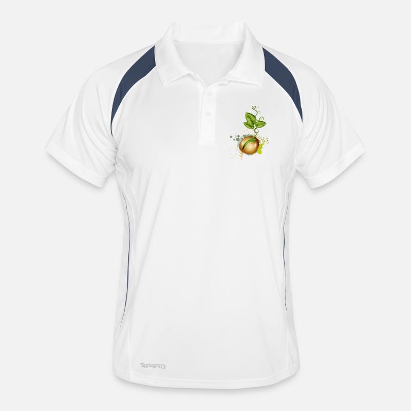 les graines tendres germent dans le sol Polo respirant Homme