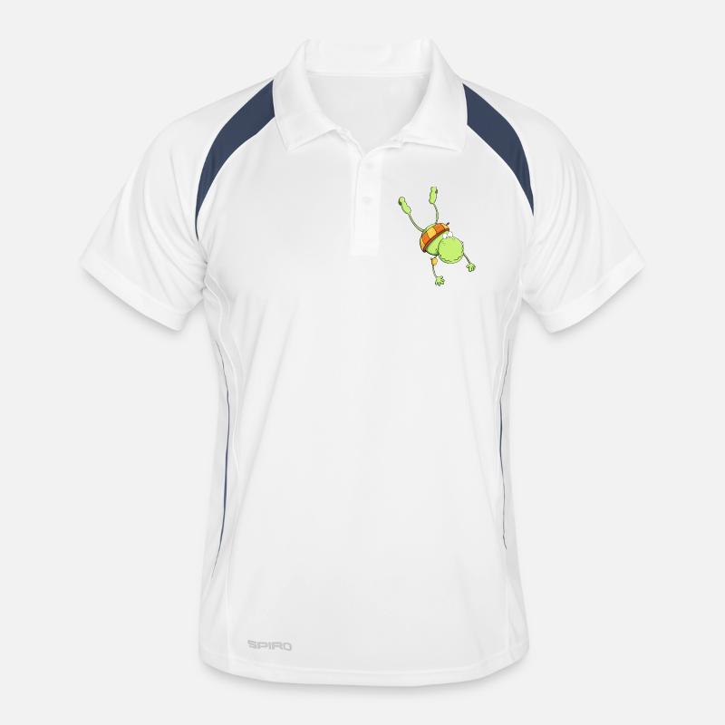 Grenouille baigneuse avec des ailes d’eau I Été Polo respirant Homme