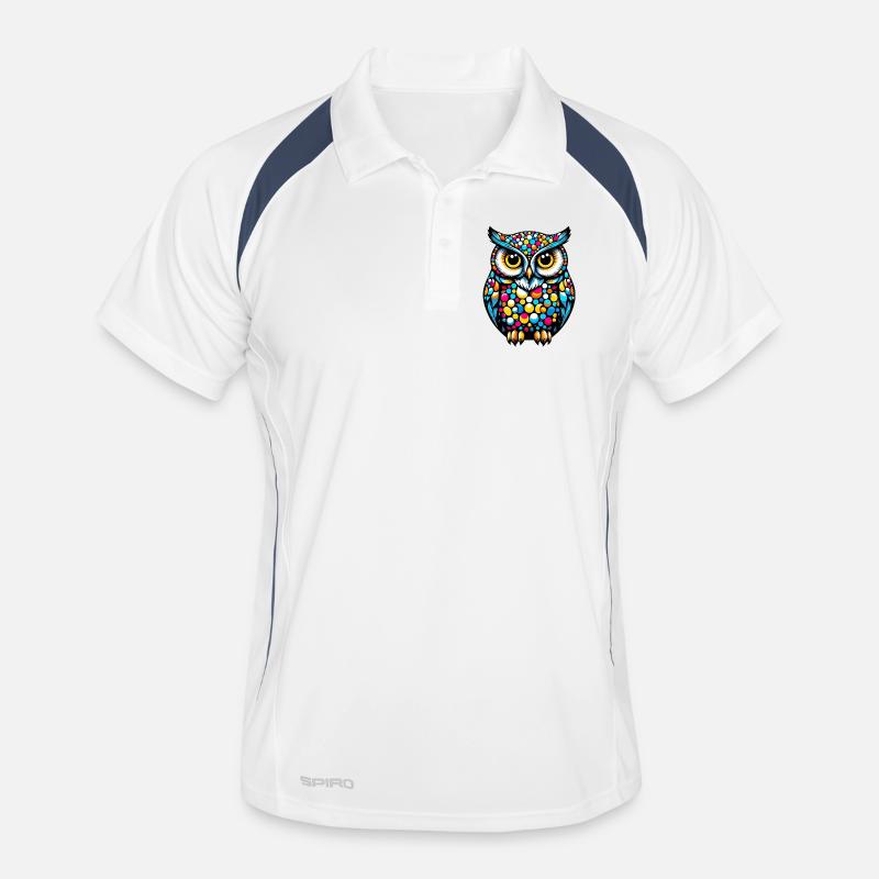 Eule Männer Polo atmungsaktiv