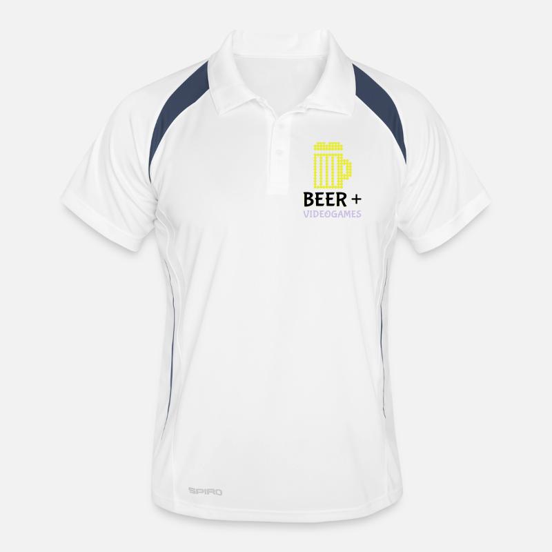 Jeux vidéo Pixel Beer Polo respirant Homme