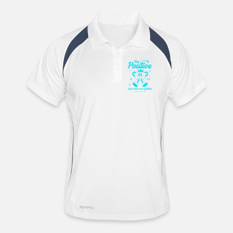 Positive Mug Good Mood Men's Polo breathable