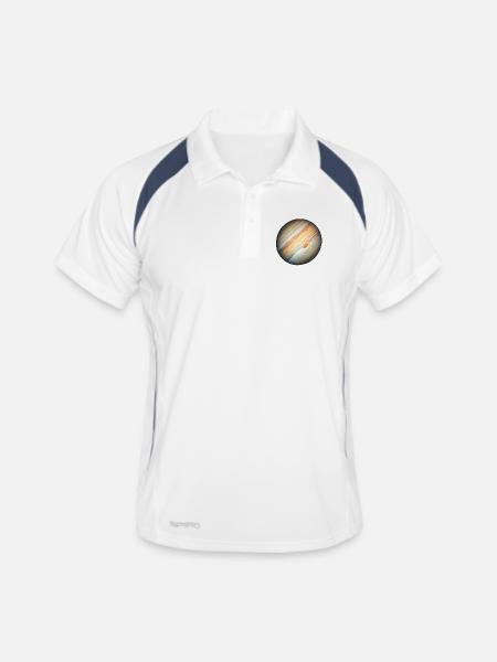Jupiter & Giant Red Spot - Men's Polo breathable - white/navy - Front