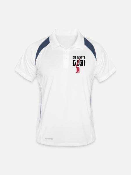 the desert g (o) (a) bilateral - Men's Polo breathable - white/navy - Front