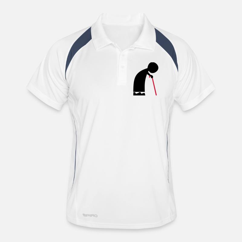 Oma Männer Polo atmungsaktiv