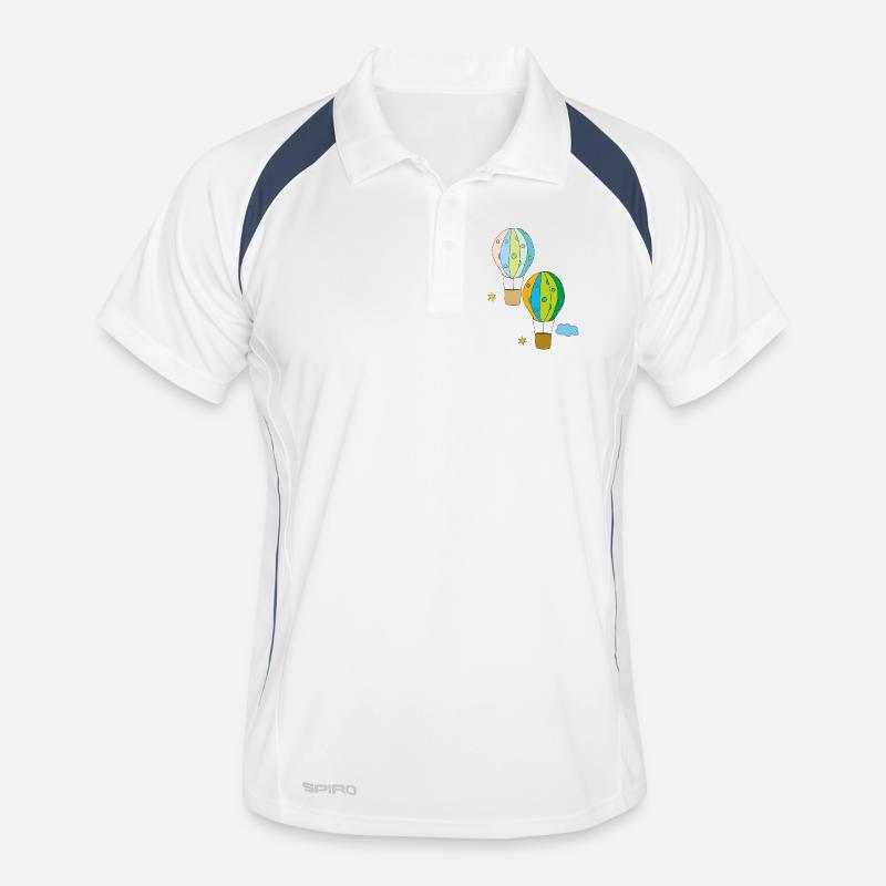 hot air balloon 2-fold Men's Polo breathable