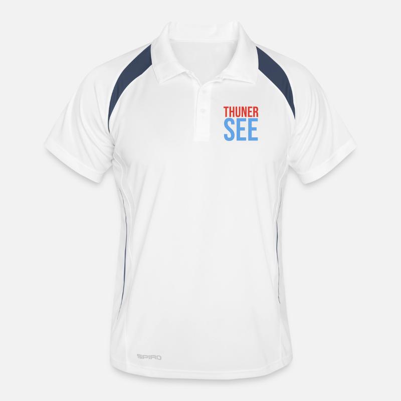 T-shirt souvenir du lac de Thoune Polo respirant Homme