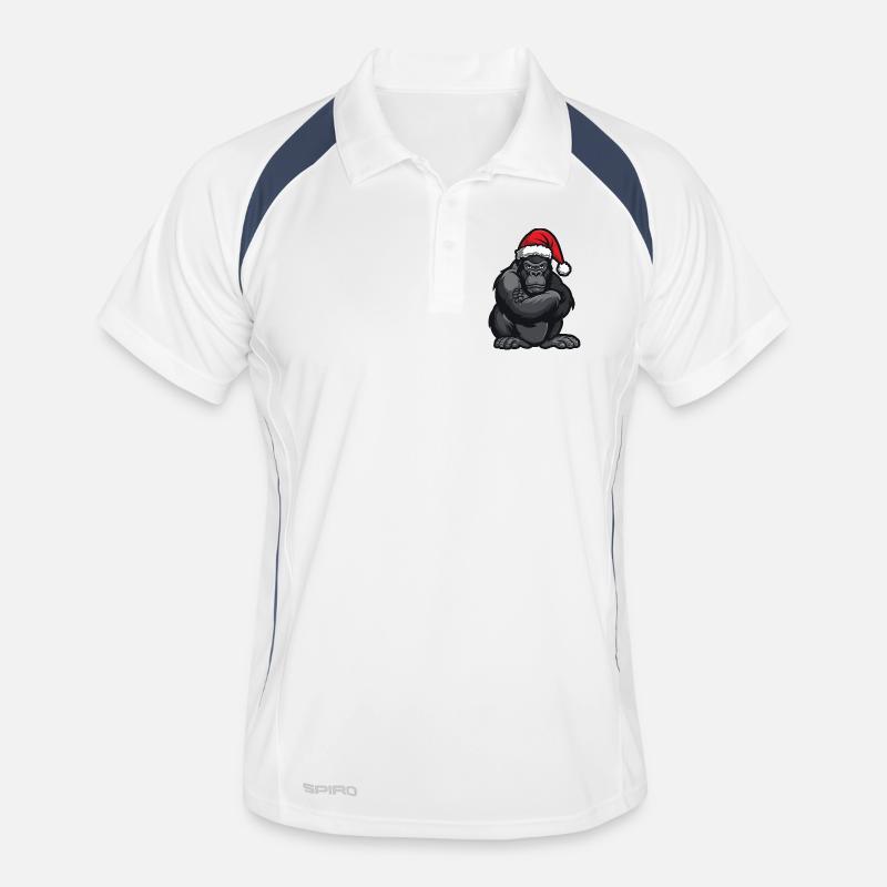 Gorilla Christmas Men's Polo breathable