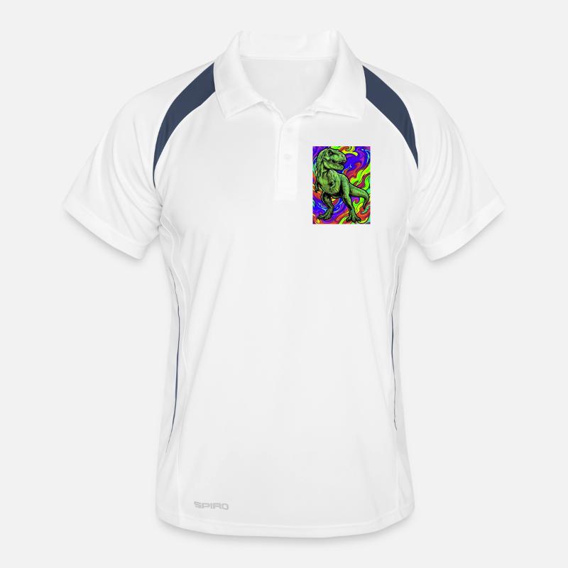 Dinosaurier Männer Polo atmungsaktiv