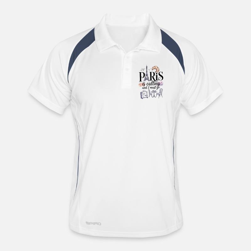 Paris ruft und ich muss gehen Männer Polo atmungsaktiv