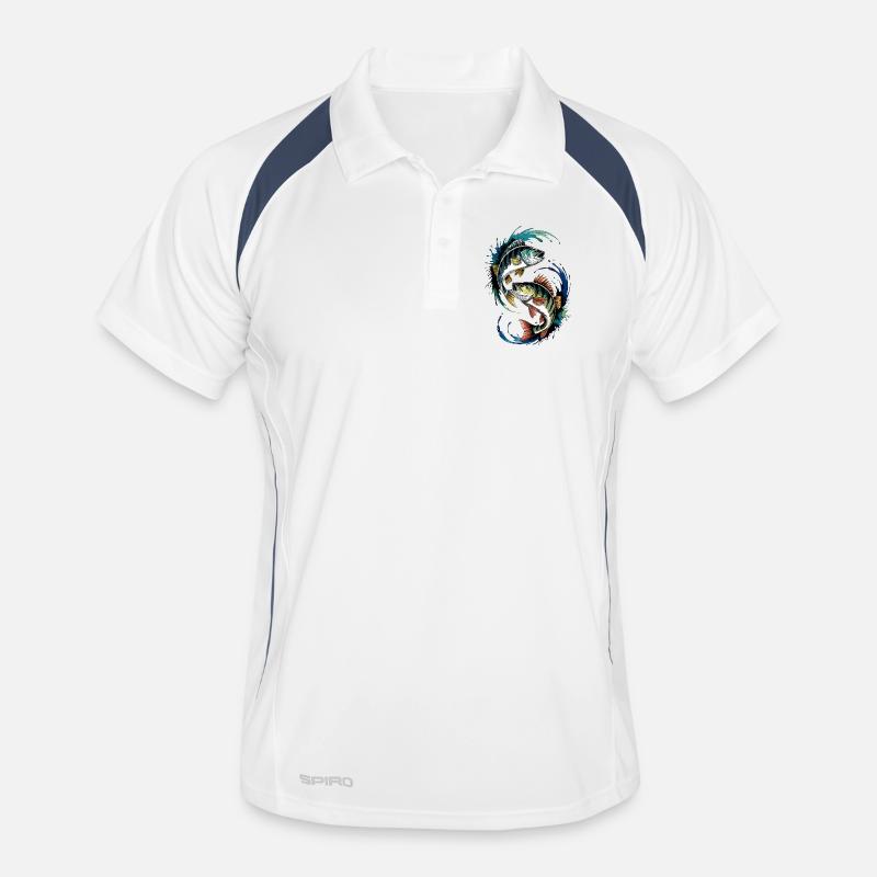Pêche à la perche Polo respirant Homme