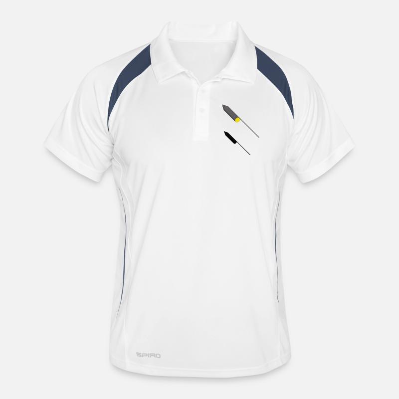 3D Rakete - Design Männer Polo atmungsaktiv
