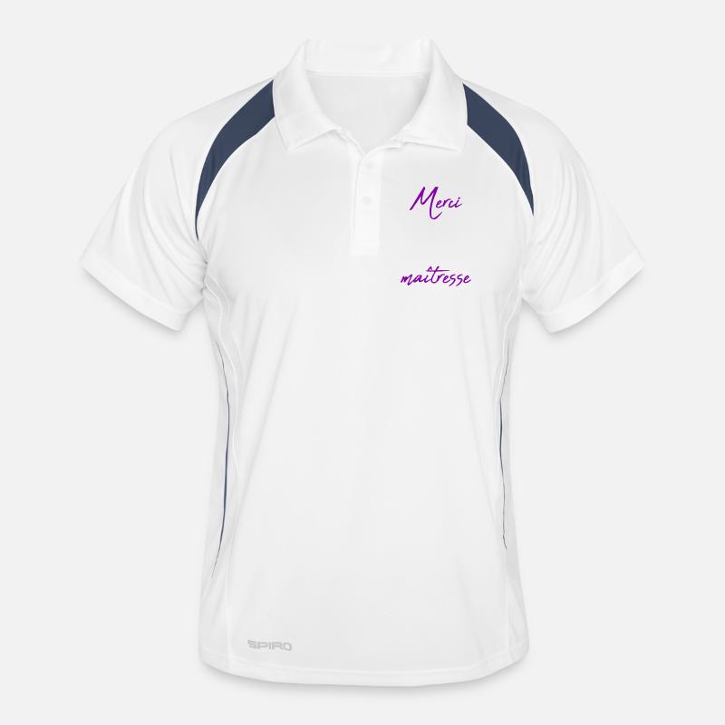 MAÎTRESSE. MERCI. MERCI MAÎTRESSE Polo respirant Homme