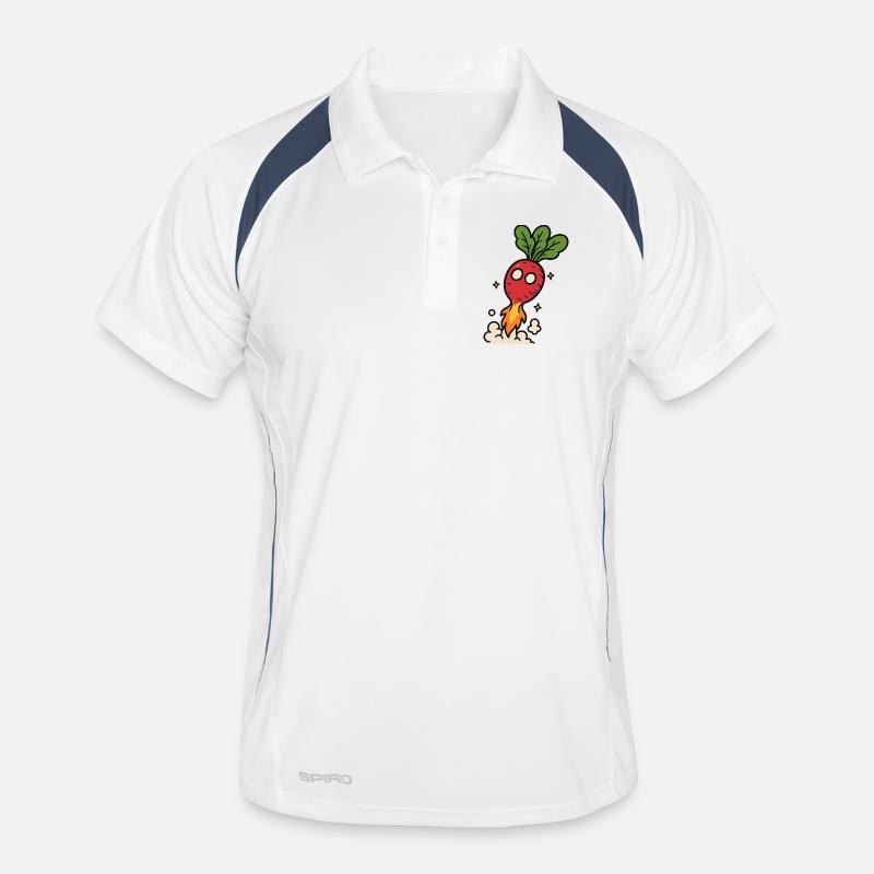 Décollage de fusée de radis Polo respirant Homme