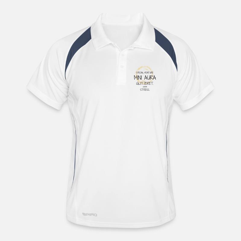 Statement-Design – Ironie trifft Alltag Männer Polo atmungsaktiv