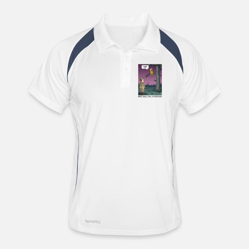 Syndrome de la chouette irritable Polo respirant Homme