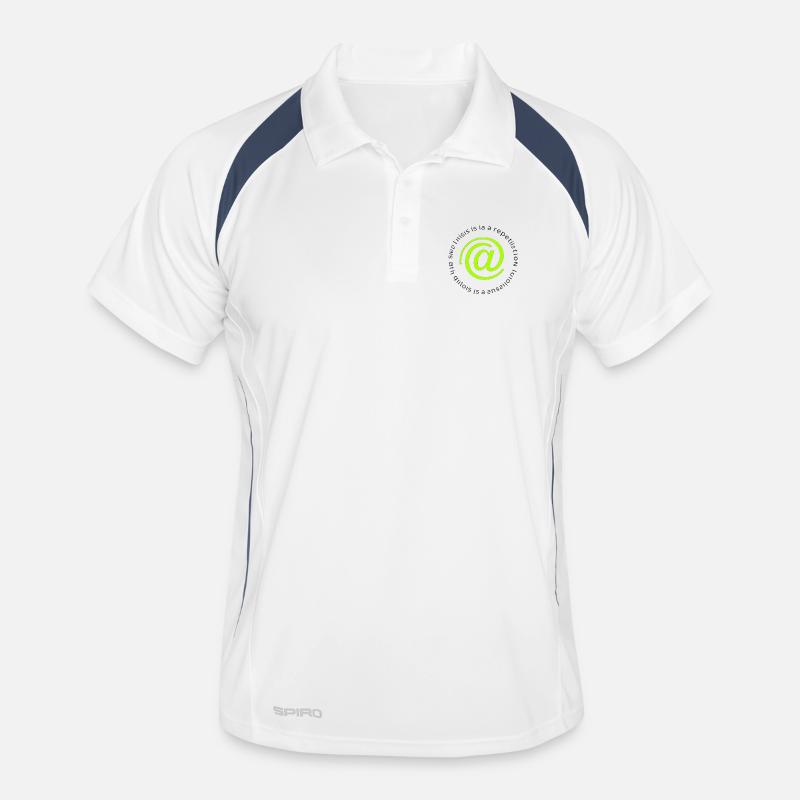 Neon @ Circle Logo-Replikation Männer Polo atmungsaktiv
