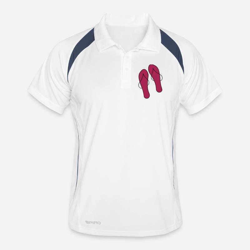 flip flops - Men's Polo breathable - white/navy