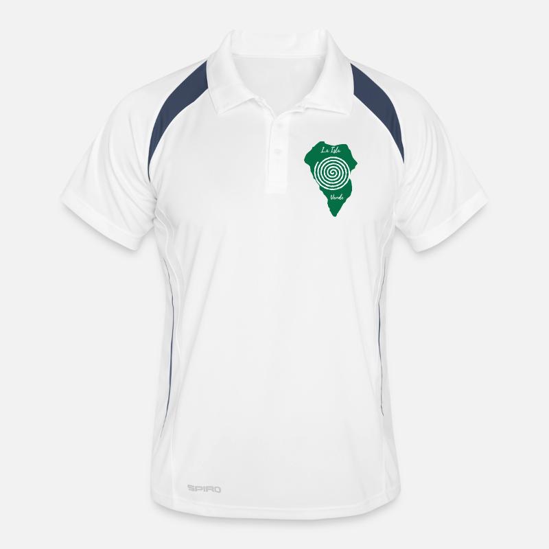 La Isla Verde La Palma Contour Dessin en spirale Polo respirant Homme