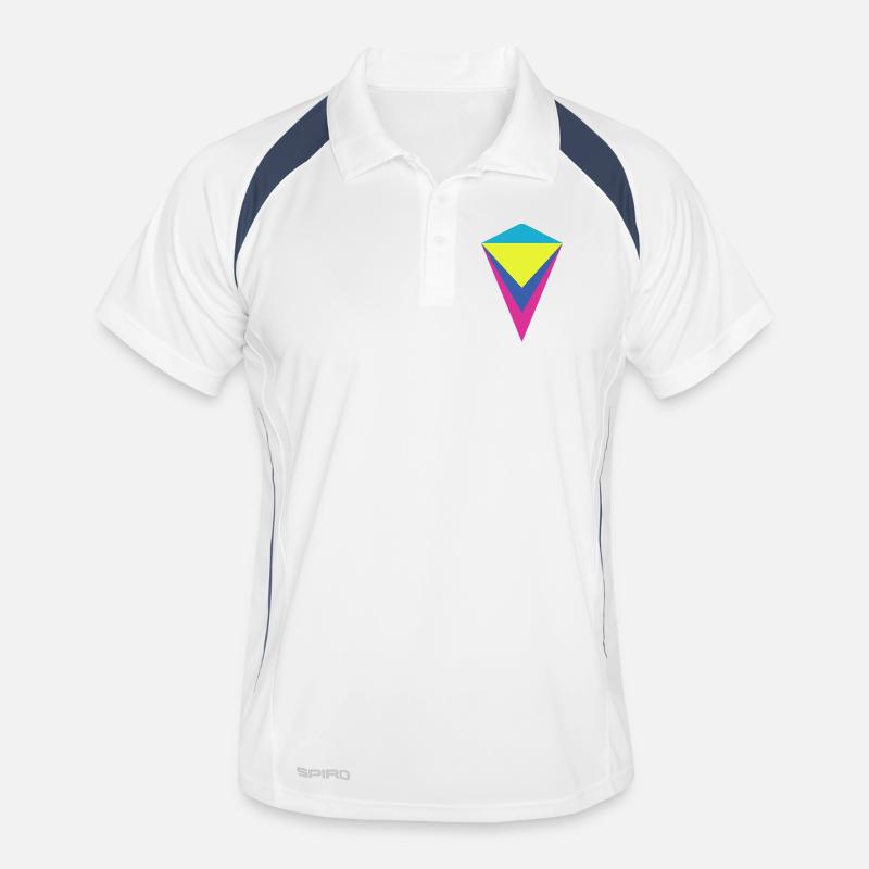 Diamant néon multi-couches Polo respirant Homme