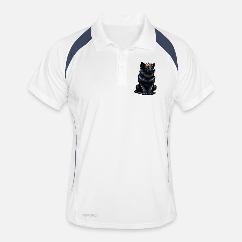Black German Shepherd German Shepherd Owner Men's Polo breathable