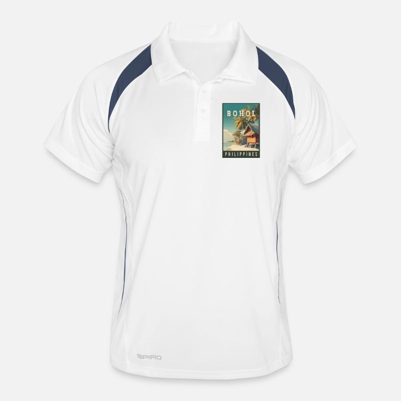 Explorez l’île tropicale de Bohol aux Philippines Polo respirant Homme