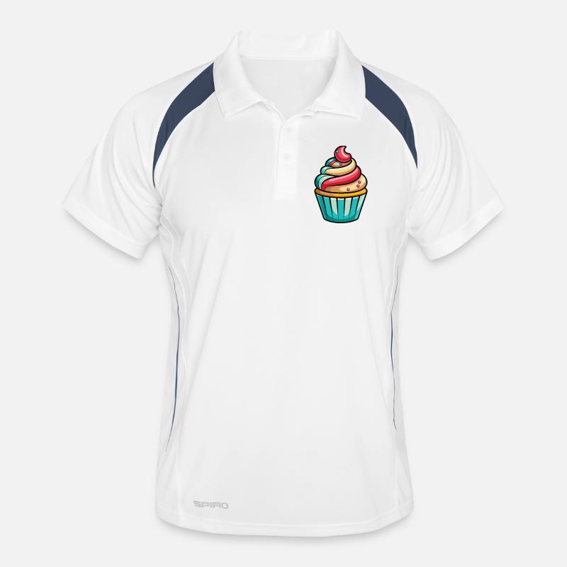 Cupcakes Männer Polo atmungsaktiv