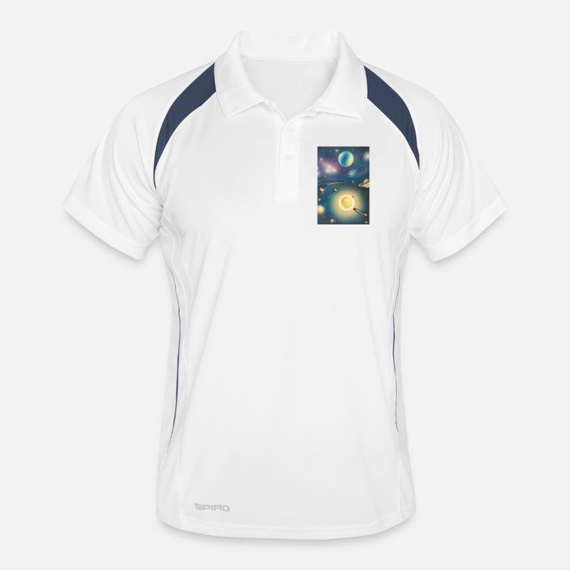 Space and planets Men's Polo breathable