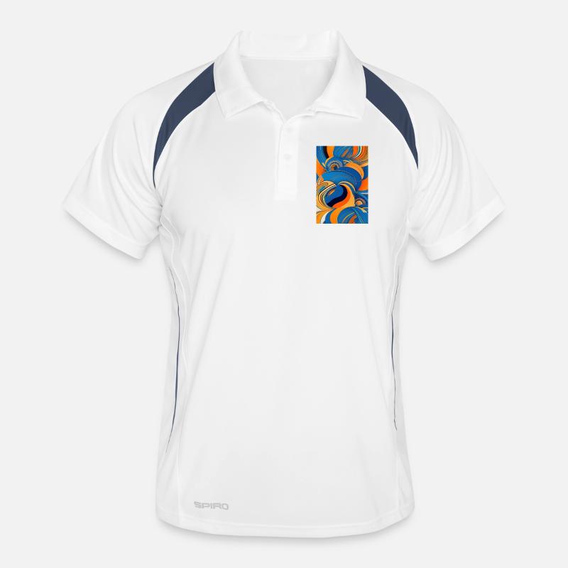 Art abstrait Polo respirant Homme