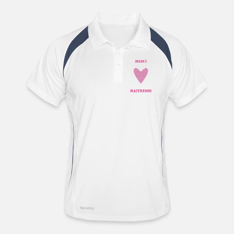 MERCI. MAÎTRESSE. MERCI MAÎTRESSE Polo respirant Homme